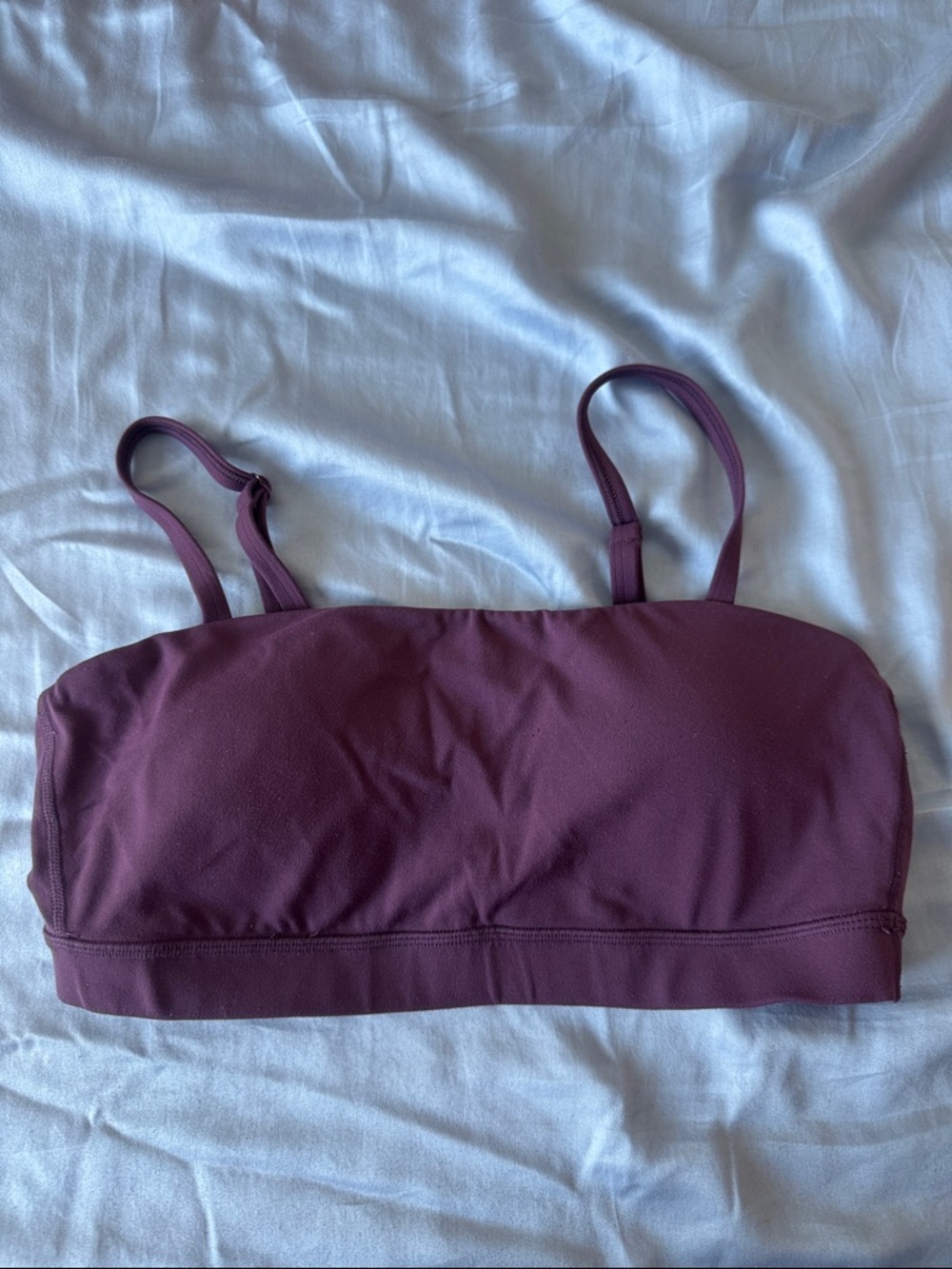 Amazon CRZ Yoga Plum Bandeau Sports Bra